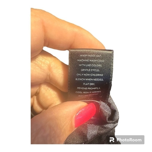 Vera Wang Women’s Black Sheer and Velour Dressy Top See Through XL - Picture 8 of 9